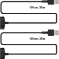 Miniatyrbillede 4 af 7: 2-pak] Opladerkabel til Fitbit Inspire HR, til Fitbit Inspire og til