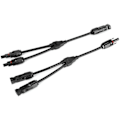 Miniatyrbillede 1 af 5: Y-stik, solcelle PV-kabel, solpanelkabel, M/F/F og F/M/M, afgreningsforbindelse