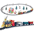 Miniatyrbilde 3 av 8: Juletogsett, elektrisk damplokomotiv med KLB