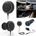 Miniatyrbilde 4 av 8: Bluetooth-mottaker bilsett med USB-billader med 2 porter og KLB