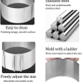 Miniatyrbilde 4 av 5: Kakeform og acetatplater for baking, 20 til 40 cm, justerbar med 6 cm