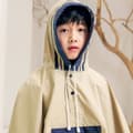 Miniatyrbilde 3 av 5: Barneraincoat Cape Type Khaki M KLB