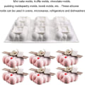 Miniatyrbillede 3 af 7: Bubbles Clouds Silikoneform Firkantet Mousse Kage Bageforme