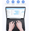 Pikkukuva 5 / 6: Janolty-näppäimistö uudelle iPad Pro 12.9 2021/2020/2018, QWERTZ-valaistu
