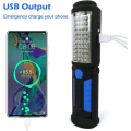 Miniatyrbilde 4 av 4: Inspeksjonslampe Oppladbar LED-lampe, Oppladbar LED-arbeidslampe Med Magnetisk LED-lommelykter Lampe Inspeksjonslampe Arbeidslampe