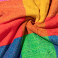 Miniatyrbilde 4 av 5: Fargerikt tykt fleece-pledd, supermykt og varmt