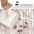 Pikkukuva 2 / 5: 48x Anti-Moth Textiles Tehokas torjunta setripuulla vaatekaappeihin ja henkareihin - Luonnollinen ansa ja ennaltaehkäisy koita vastaan KLB