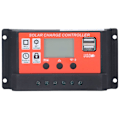 Miniatyrbild 1 av 8: 10A 12V/24V PWM LCD Solcellsladdningsregler Regler KLB