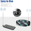 Miniatyrbillede 3 af 8: FM-antenne TV teleskopantenne 3,5 mm adapter radioantenne til TV FM AM KLB