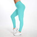 Miniatyrbilde 2 av 5: Berømte leggings, kvinners rumpe løftende yogabukser høye 01 mintgrønn KLB