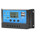 Pikkukuva 7 / 8: Sininen aurinkokennoautomaattinen PWM LCD kaksois-USB 5V lähtöohjain KLB