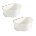 2-pack köksskåpsdörr hängande soptunnor, uppsamlingsbricka för