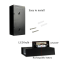 Miniatyrbild 6 av 10: YWXLight 0,36W solcellsdriven väggmonterad 6 LED-belysning husnummerlampa med solpanel