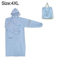 Miniatyrbillede 2 af 6: Blå børns regnfrakke med skoletaske, studerende, 4XL KLB