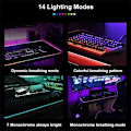 Miniatyrbillede 3 af 6: RGB Gaming Mouse Pad - 340 x 245 x 3mm LED Mouse Pad med