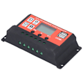 Miniatyrbild 5 av 8: 10A 12V/24V PWM LCD Solcellsladdningsregler Regler KLB