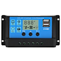 Miniatyrbillede 3 af 8: 40A blå controller, automatisk PWM LCD-laderegulator PV KLB