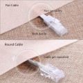 Miniatyrbillede 6 af 7: Cat 6 Ethernet-kabel, 50ft, hvid - fladt internetnetværk