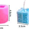 Pikkukuva 2 / 7: 3D joulukynttilämuotti DIY joulukuusi peura joulupukki
