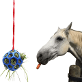 Miniatyrbild 1 av 4: 1 Pack Hästterapikulor Hömatare Hästleksaker, Pololeksaker Spela Hästar Get Får Stressavlastningsleksaker Hästar Tråkiga Leksaker