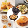 Pikkukuva 3 / 6: Aeebuy mini vohvelirauta yksittäisille vohveleille hash brown KLB