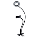 Miniatyrbillede 8 af 8: Justerbar multifunktionel USB selfie ringlys til mobiltelefoner KLB