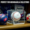 Miniatyrbillede 5 af 8: Transparent Beslag Installations Displayboks Baseball Box Golf Tennis Akryl
