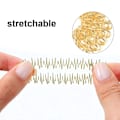 Miniatyrbillede 8 af 8: Pakke med 10 fingerringe - mini fjeder dekompressions fingerringe til børn og
