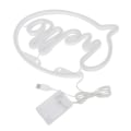Miniatyrbild 3 av 8: Neonljus, USB-driven, batteridriven, Hello LED-neonskylt KLB
