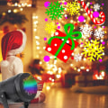 Miniatyrbilde 5 av 8: Julelys-projektor med 16 mønster-lysbilde LED KLB