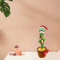 Miniatyrbillede 3 af 5: Jule syngende og dansende kaktus legetøj KLB