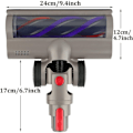 Miniatyrbild 5 av 5: Turboborste rengöringshuvud kompatibel med Dyson V15 V11 V10 V8 V7 dammsugare för re