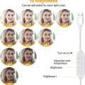Miniatyrbilde 5 av 8: LED-speilbelysning, Hollywood-lys med brytere 3 farger og 10 dimbare KLB