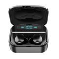 Miniatyrbilde 1 av 8: TWS Bluetooth 5.0 ørepropper True Wireless Stereo hodetelefoner Svart