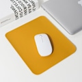 Miniatyrbillede 5 af 5: Læder Musemåtte til Bærbar Computer Personlighed Design Gul