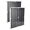 Miniatyrbild 2 av 8: 2 st 15W Flexibla solpaneler Portabel solladdningsplatta KLB