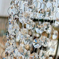 Miniatyrbillede 7 af 7: Transparent gardin med krystalperler