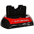 Miniatyrbillede 1 af 6: HDD Docking Station Dobbelt Harddisk Docking Station Base til 2,5 tommer 3,5 tommer