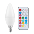 Miniatyrbillede 1 af 8: 3W Multi Color Changing LED stearinlys pære, AC85-265V KLB