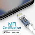 Pikkukuva 3 / 5: 3-pakkaus iPhone 2M latauskaapeli MFI-sertifioitu Lightning