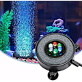 Miniatyrbillede 2 af 5: LED Akvarium Fiske Tank Luftsten Lys, Multifarvet Luftboble Sten Disk til Fisk
