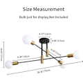 Miniatyrbilde 5 av 8: Retro taklampe, E26 industriell taklampe, 70 cm diameter, for