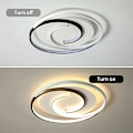 Miniatyrbillede 5 af 5: Moderne LED-loftslampe 46W 42cm（3000K-6000K), dæmpbar rund loftslampe til stue, soveværelse, køkken KLB