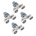 Miniatyrbillede 3 af 8: Holdbare dobbelte skydedørsruller KLB