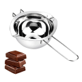 Miniatyrbilde 2 av 8: Rustfritt stål sjokolade sukkerbolle fondant sukker smørvarmer