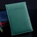 Miniatyrbillede 4 af 7: Kunstlæder Pas Etui ID-Kortholder (Gul Brun)