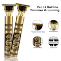 Miniatyrbilde 5 av 5: Trimmer T-Blades, Oppladbare Profesjonell Hårtrimmer for Menn Style2 KLB
