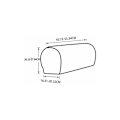 Miniatyrbillede 2 af 4: 4 stk. armlænsbetræk vandtætte lænestolbetræk stræk polyester sofa armlænsbetræk spandex sofaovertræk til lænestol stue sofa (sort) KLB