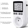 Miniatyrbillede 2 af 5: Termostatisk stikkontakt, digital programmerbar stikkontakttimer med sonde, drivhusvarmer