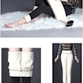 Miniatyrbillede 2 af 2: Vintervarme fleeceforede polstrede leggings til kvinder